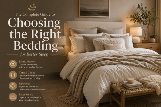 The Complete Guide to Choosing the Right Bedding for Better Sleep