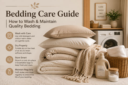 Bedding Care Guide | How to Wash & Maintain Quality Bedding
